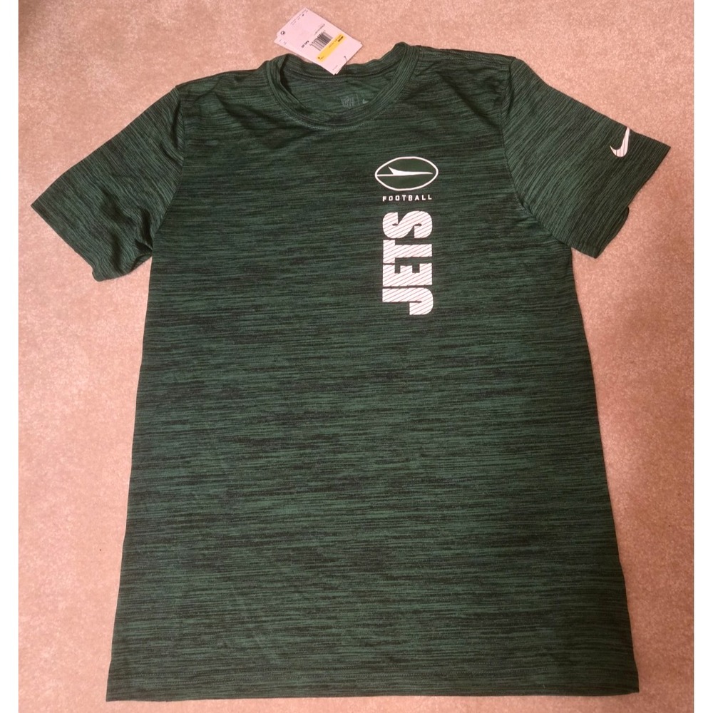 Nike New York Jets Velocity Arch‎ Performance T-Shirt, Small Green NEW